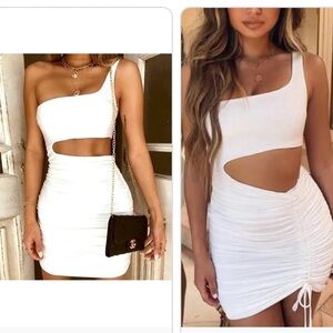 Tigermist One shoulder dress